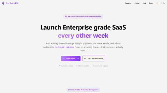 Iris SaaS Kit